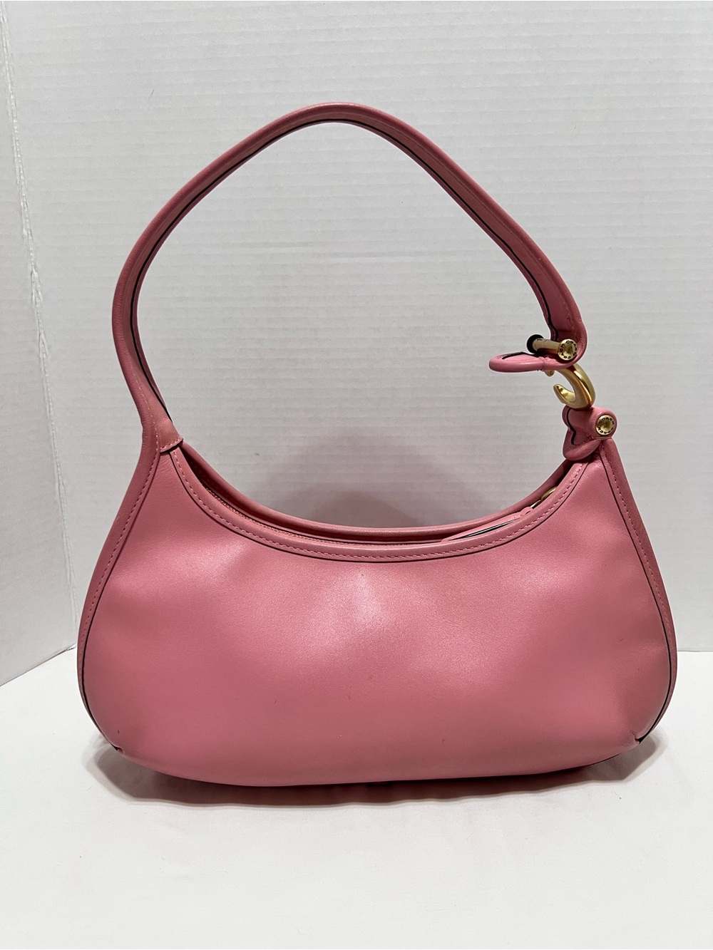 Rare Coach Eve Glovetanned Leather Shoulder Bag CM530 in Bubblegum Pink